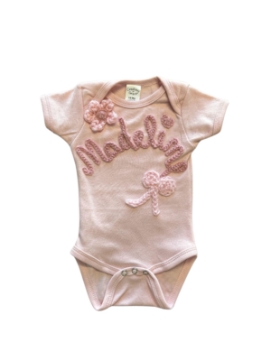 Personalized Baby Girl Romper - Sustainable Fashion | Hyannis, MA